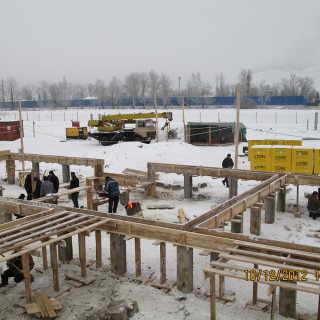 Строительство Руполис, декабрь 2012